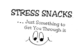 STRESS SNACKS...JUST SOMETHING TO GET YOU THROUGH IT logo