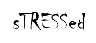 STRESSED logo