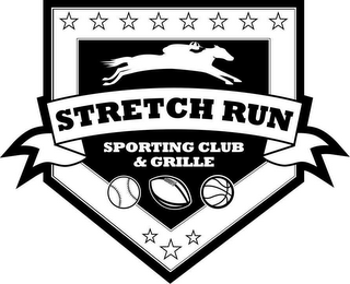 STRETCH RUN SPORTING CLUB & GRILLE logo
