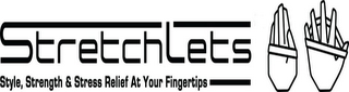 STRETCHLETS STYLE, STRENGTH AND STRESS RELIEF AT YOUR FINGERTIPS logo