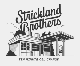 STRICKLAND BROTHERS TEN MINUTE OIL CHANGE logo
