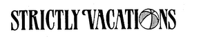 STRICTLY VACATIONS logo