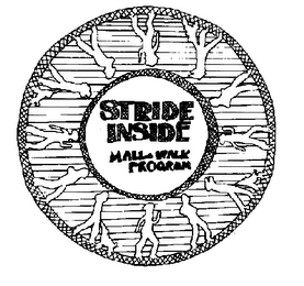 STRIDE INSIDE MALL. WALK PROGRAM logo