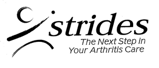 STRIDES THE NEXT STEP IN YOUR ARTHRITIS CARE logo