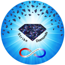 STRIKE DIAMONDS COMMUNITY SPORTS GAME logo