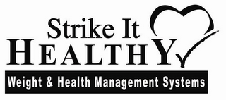 STRIKE IT HEALTHY WEIGHT & HEALTH MANAGEMENT SYSTEMS logo