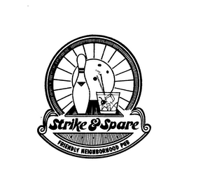 STRIKE & SPARE FRIENDLY NEIGHBORHOOD PUB logo