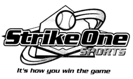 STRIKEONE SPORTS IT'S HOW YOU WIN THE GAME logo