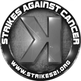 STRIKES AGAINST CANCER K WWW.STRIKES21.ORG logo