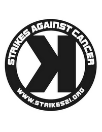 STRIKES AGAINST CANCER K WWW.STRIKES21.ORG logo