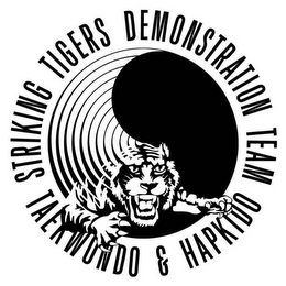 STRIKING TIGERS DEMONSTRATION TEAM TAEKWONDO & HAPKIDO logo