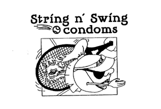 STRING N' SWING CONDOMS logo