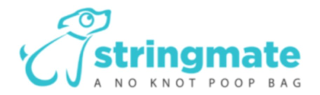 STRINGMATE A NO KNOT POOP BAG logo