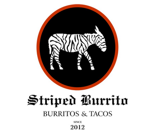 STRIPED BURRITO BURRITOS & TACOS SINCE 2012 logo