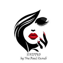 STRIPPED BY THE REAL ICANDI logo