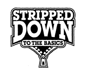 STRIPPED DOWN TO THE BASICS logo