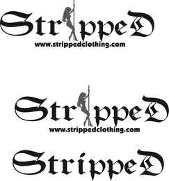 STRIPPED WWW.STRIPPEDCLOTHIHG.COM logo