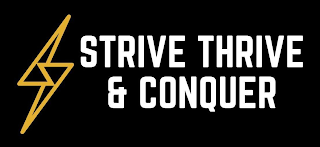STRIVE THRIVE & CONQUER logo