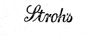 STROH'S logo