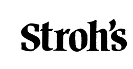 STROH'S logo