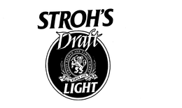 STROH'S DRAFT LIGHT FAMILY BREWED AND FAMILY OWNED SINCE 1775 logo