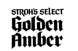 STROH'S SELECT GOLDEN AMBER logo