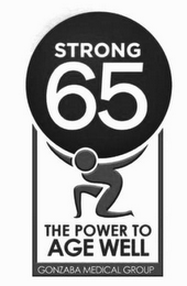 STRONG 65 THE POWER TO AGE WELL GONZABA MEDICAL GROUP logo