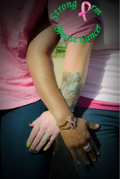 STRONG ARM BREAST CANCER logo