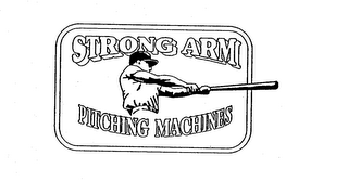 STRONG ARM PITCHING MACHINES logo