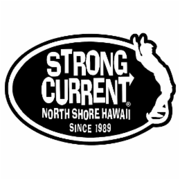 STRONG CURRENT NORTH SHORE HAWAII SINCE 1989 logo