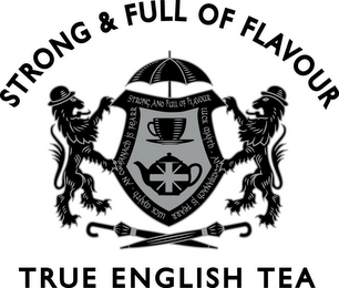 STRONG & FULL OF FLAVOUR LUCK MAITH - AN COMPANACH IS FEARR TRUE ENGLISH TEA logo
