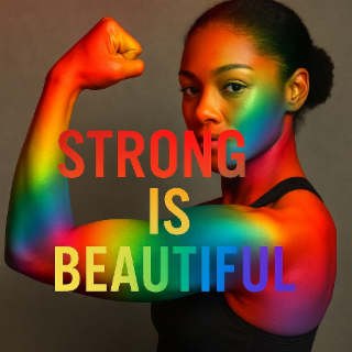 STRONG IS BEAUTIFUL logo