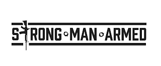 STRONG MAN ARMED logo
