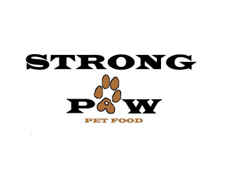 STRONG PAW PET FOOD logo