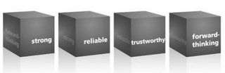 STRONG RELIABLE TRUSTWORTHY FORWARD-THINKING logo