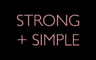 STRONG + SIMPLE logo