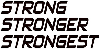 STRONG STRONGER STRONGEST logo