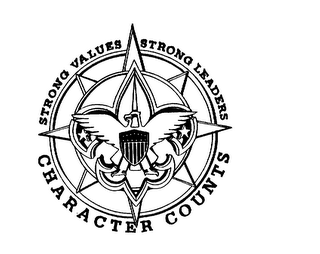 STRONG VALUES STRONG LEADERS CHARACTER COUNTS logo