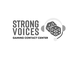 STRONG VOICES GAMING CONTACT CENTER logo