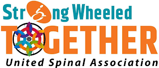 STRONG WHEELED TOGETHER UNITED SPINAL ASSOCIATION logo