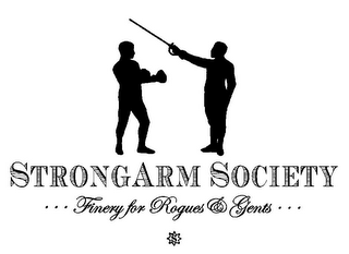STRONGARM SOCIETY FINERY FOR ROGUES & GENTS S logo