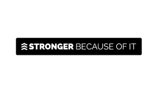 STRONGER BECAUSE OF IT logo