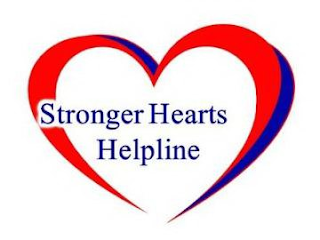 STRONGER HEARTS HELPLINE logo