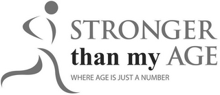 STRONGER THAN MY AGE WHERE AGE IS JUST A NUMBER logo