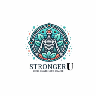 STRONGERU BONES, HEALTH, MIND, BALANCE logo
