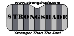 STRONGSHADE WWW.STRONGSHADE.COM "STRONGER THAN THE SUN!" logo
