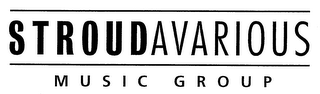 STROUDAVARIOUS MUSIC GROUP logo