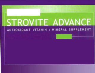 STROVITE ADVANCE ANTIOXIDANT VITAMIN/MINERAL SUPPLEMENT logo