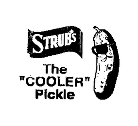 STRUB'S THE "COOLER" PICKLE logo