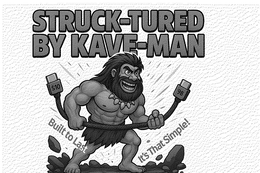STRUCK-TURED BY KAVE-MAN BUILT TO LAST IT’S THAT SIMPLE! S10 98 logo